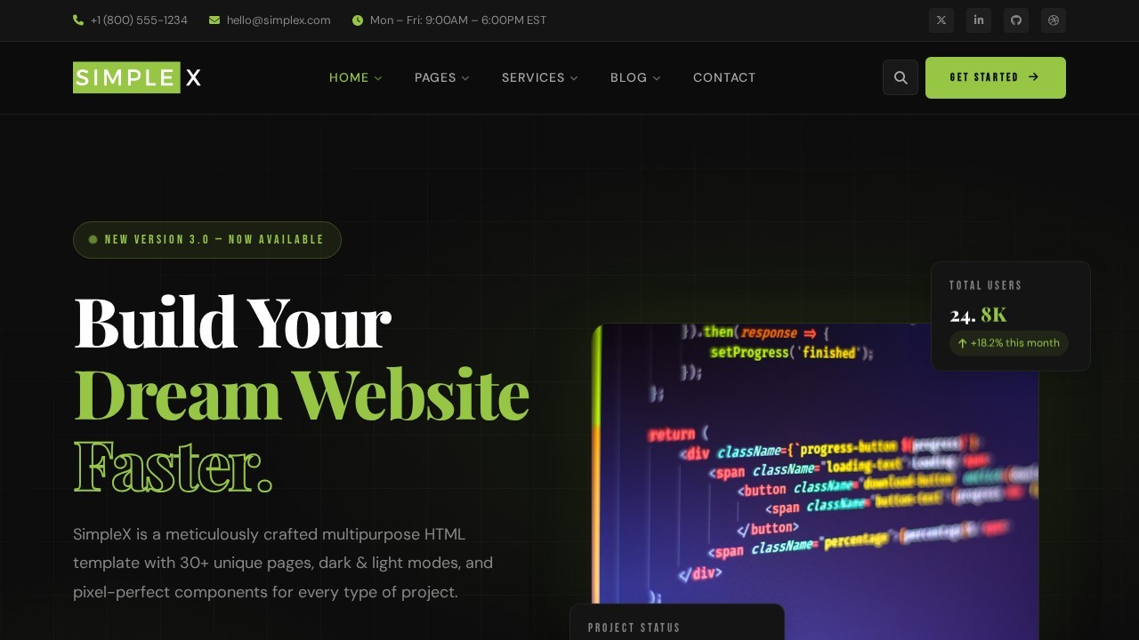 Homepage Default screenshot
